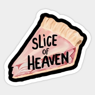 "Slice of Heaven", Retro Design Sticker